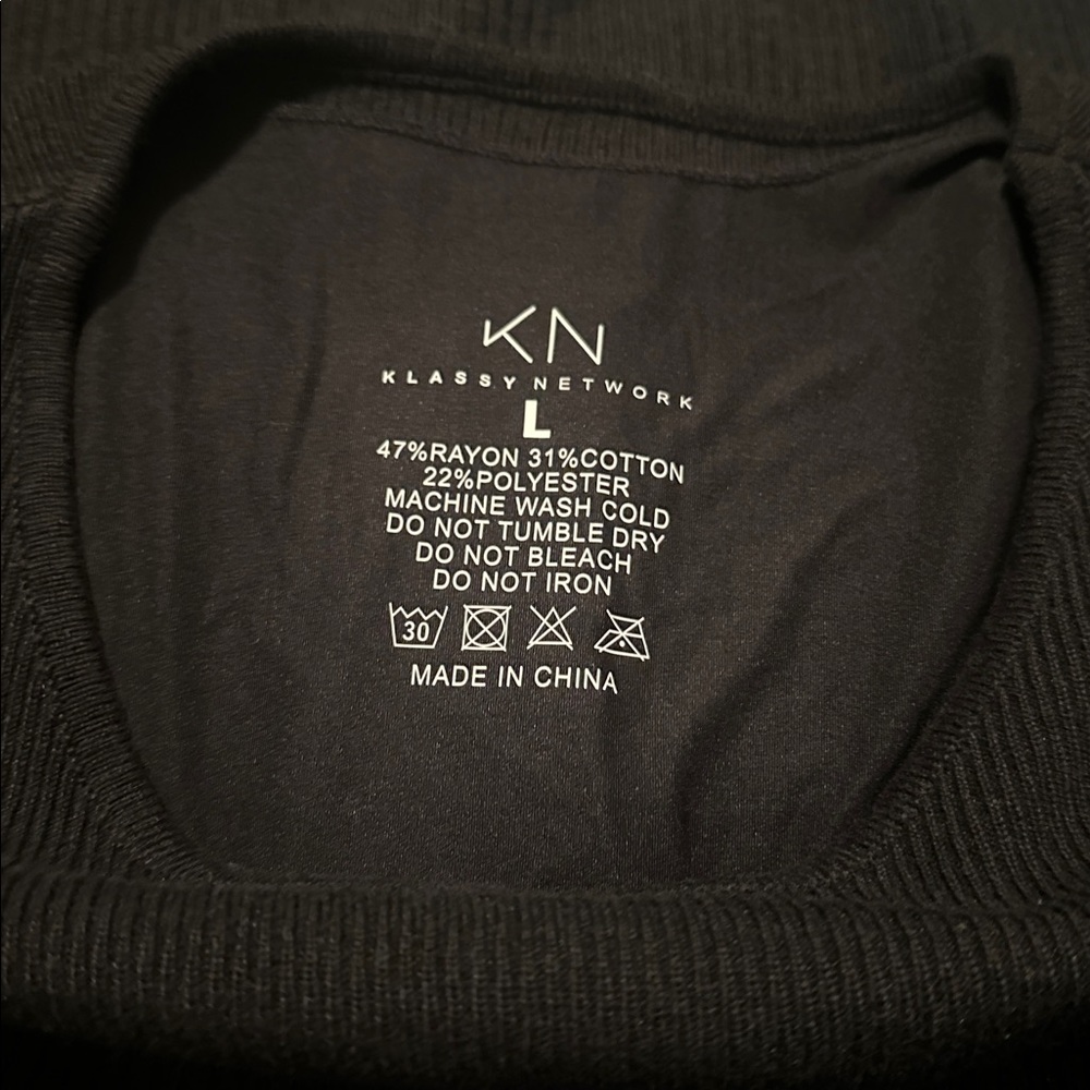 Black Sweater Top by Klassy network - Picture 4 of 4